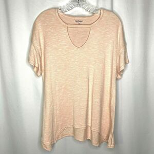 Juicy Couture Womens Lightweight Knit Top Medium Peach Pink Knit Super Soft